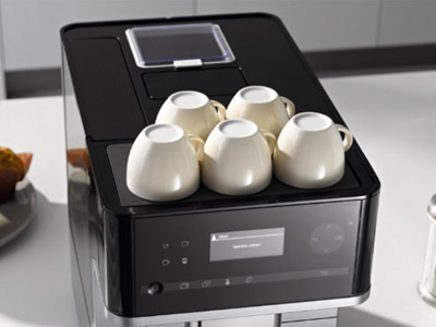 Miele CM6, beheizbare Tassenabstellfläche Miele CM6, beheizbare Tassenabstellfläche